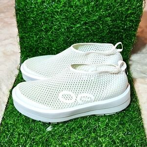 Women's White Slip-On Sneakers